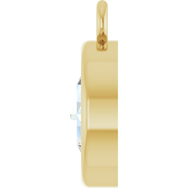 1/2 CT Rose-Cut Natural Diamond Dangle