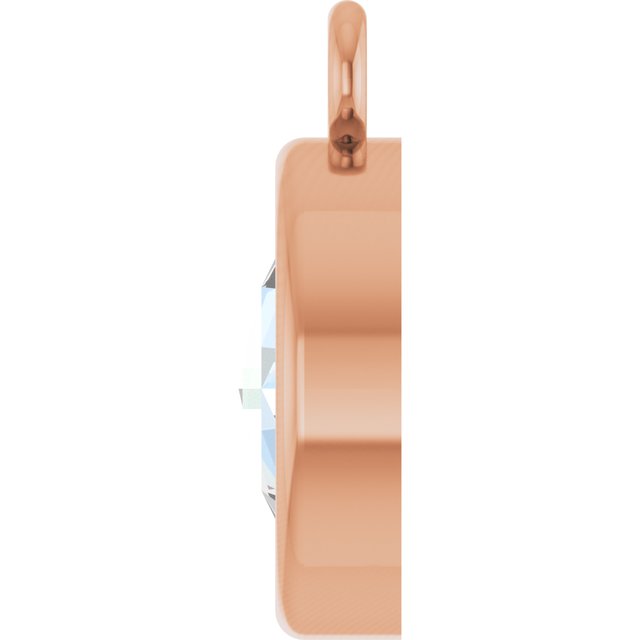 1/2 CT Rose-Cut Natural Diamond Dangle