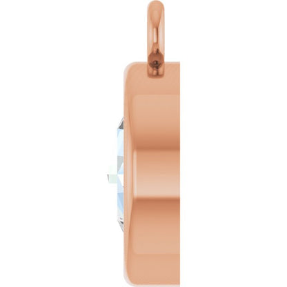 1/2 CT Rose-Cut Natural Diamond Dangle