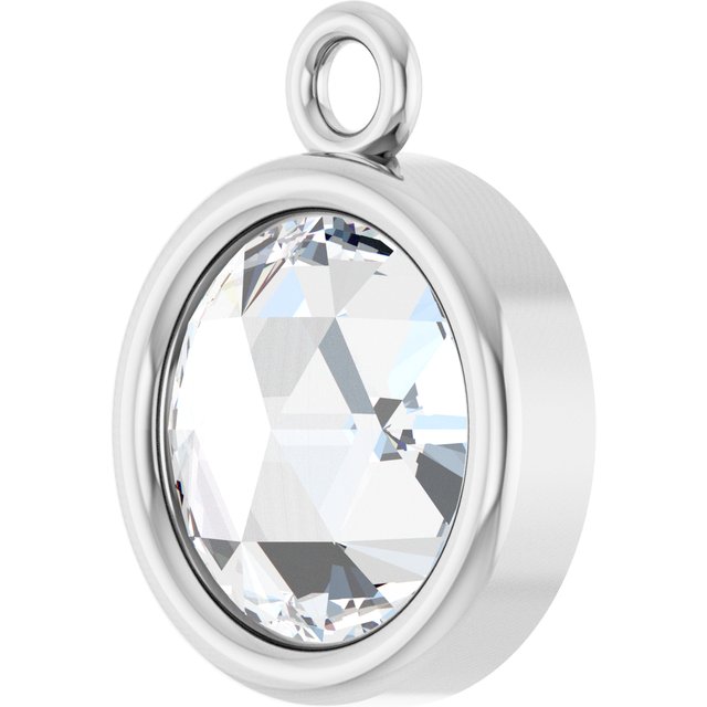 1/2 CT Rose-Cut Natural Diamond Dangle