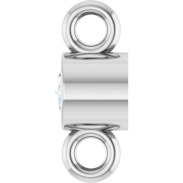 .02 CT Rose Cut Natural Diamond Link