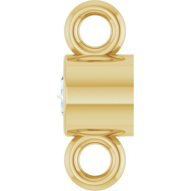 .02 CT Rose Cut Natural Diamond Link