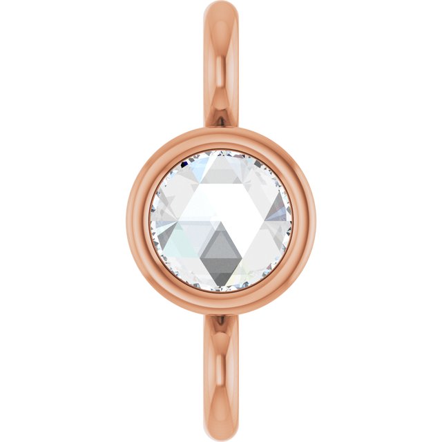 .02 CT Rose Cut Natural Diamond Link