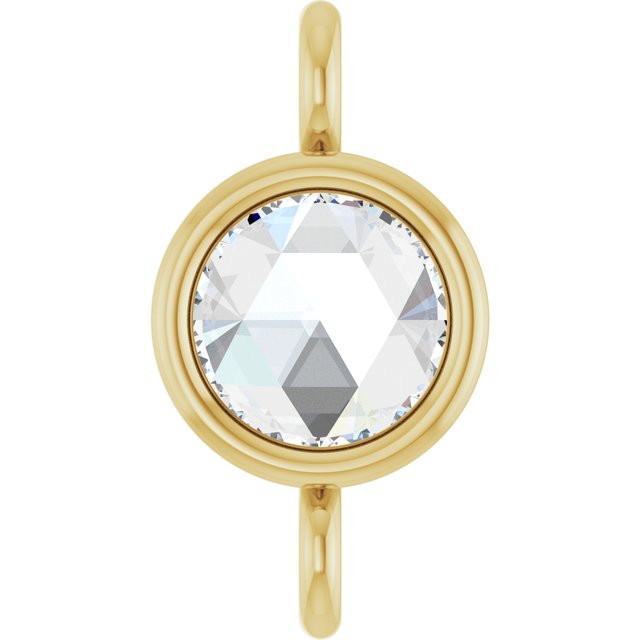 1/10 CT Rose-Cut Natural Diamond Link