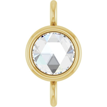 1/10 CT Rose-Cut Natural Diamond Link