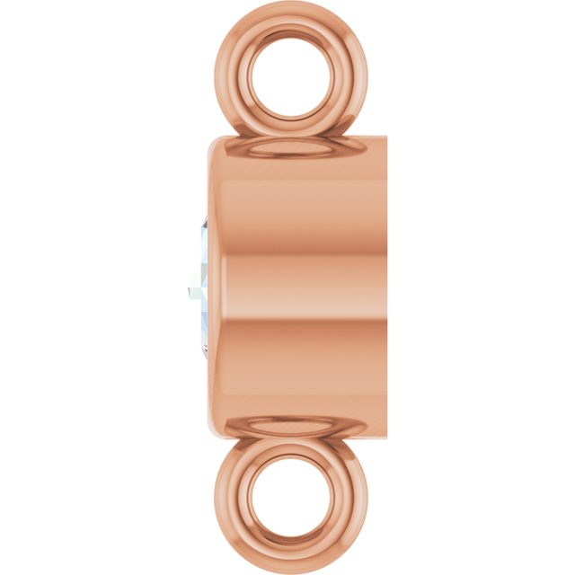 1/10 CT Rose-Cut Natural Diamond Link
