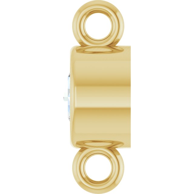 1/10 CT Rose-Cut Natural Diamond Link