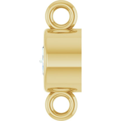 1/10 CT Rose-Cut Natural Diamond Link