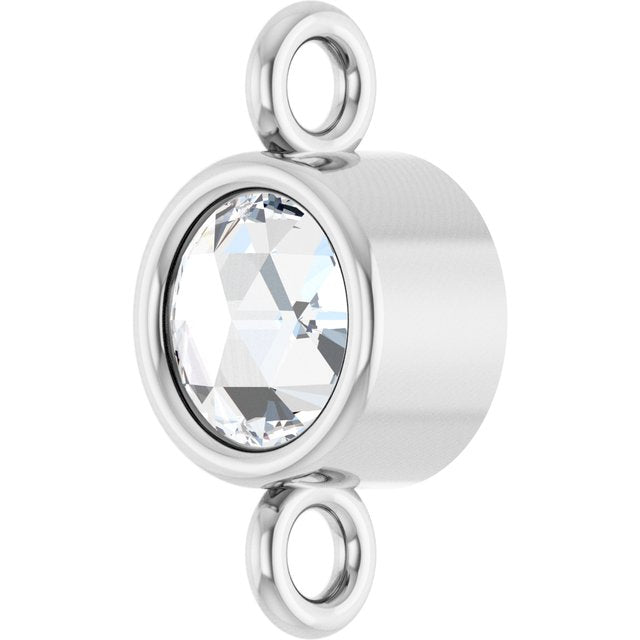 1/10 CT Rose-Cut Natural Diamond Link