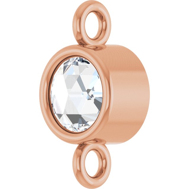 1/10 CT Rose-Cut Natural Diamond Link