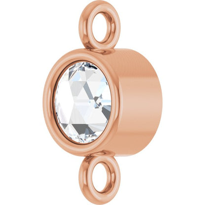 1/10 CT Rose-Cut Natural Diamond Link