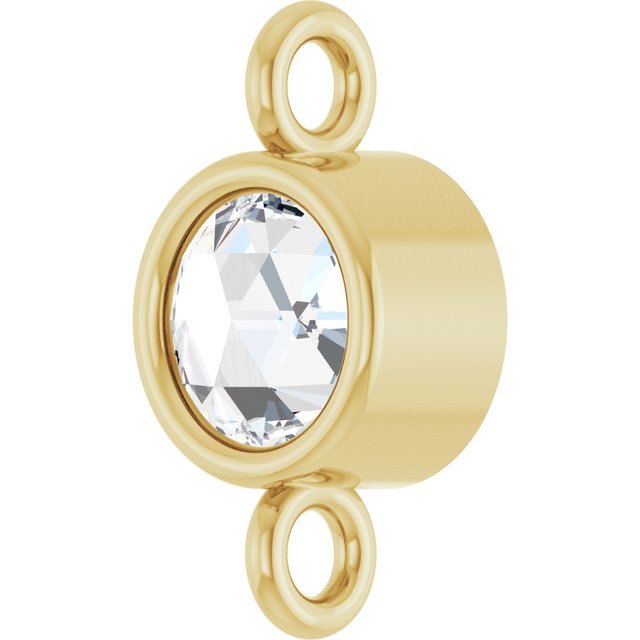 1/10 CT Rose-Cut Natural Diamond Link