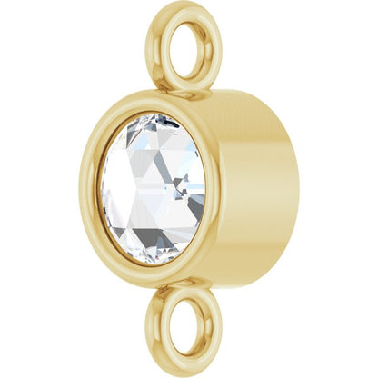 1/10 CT Rose-Cut Natural Diamond Link