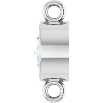 1/4 CT Rose-Cut Natural Diamond Link
