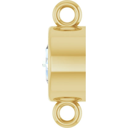 1/4 CT Rose-Cut Natural Diamond Link