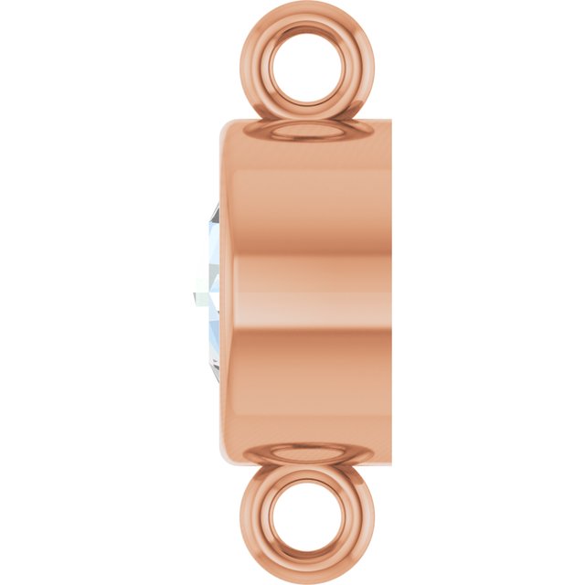 1/4 CT Rose-Cut Natural Diamond Link