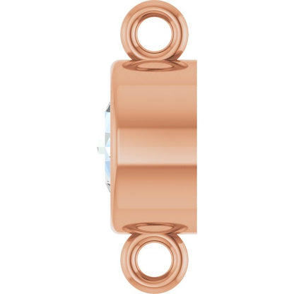 1/4 CT Rose-Cut Natural Diamond Link