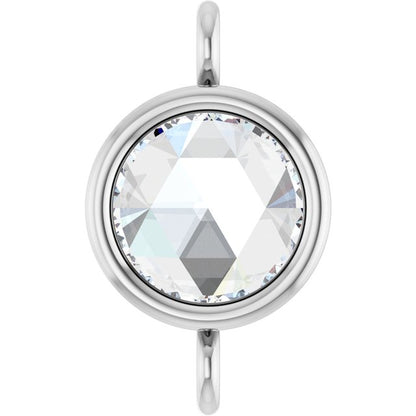 1/4 CT Rose-Cut Natural Diamond Link