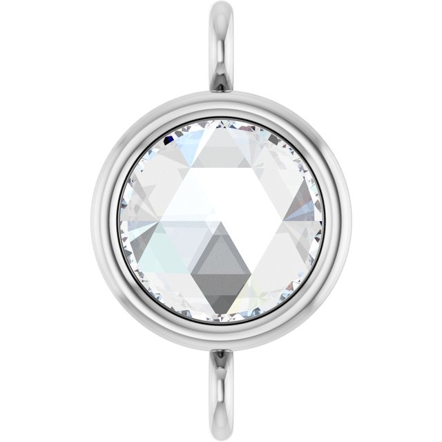 1/4 CT Rose-Cut Natural Diamond Link