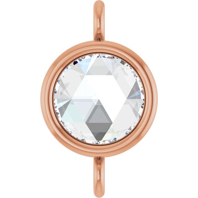 1/4 CT Rose-Cut Natural Diamond Link