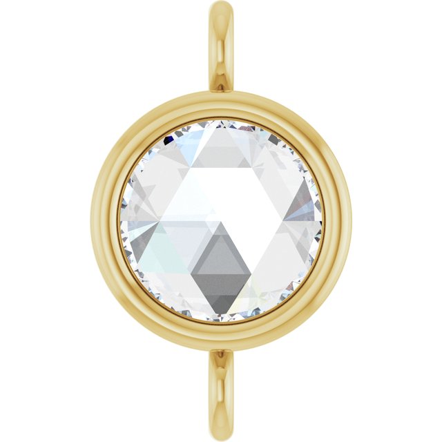 1/4 CT Rose-Cut Natural Diamond Link
