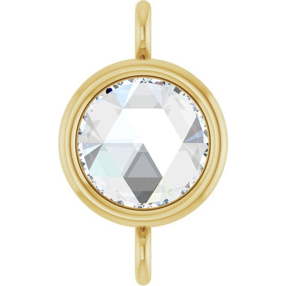 1/4 CT Rose-Cut Natural Diamond Link