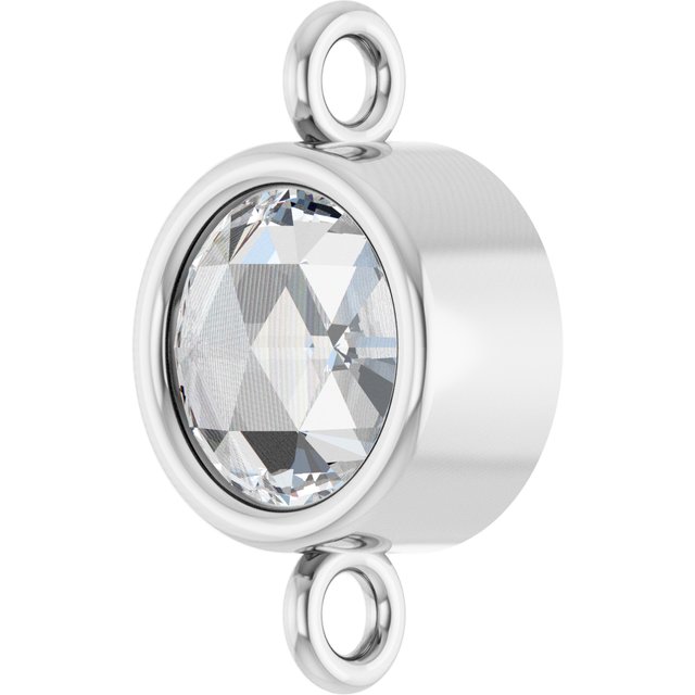 1/4 CT Rose-Cut Natural Diamond Link