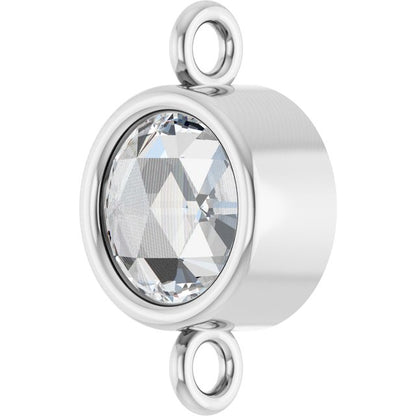1/4 CT Rose-Cut Natural Diamond Link