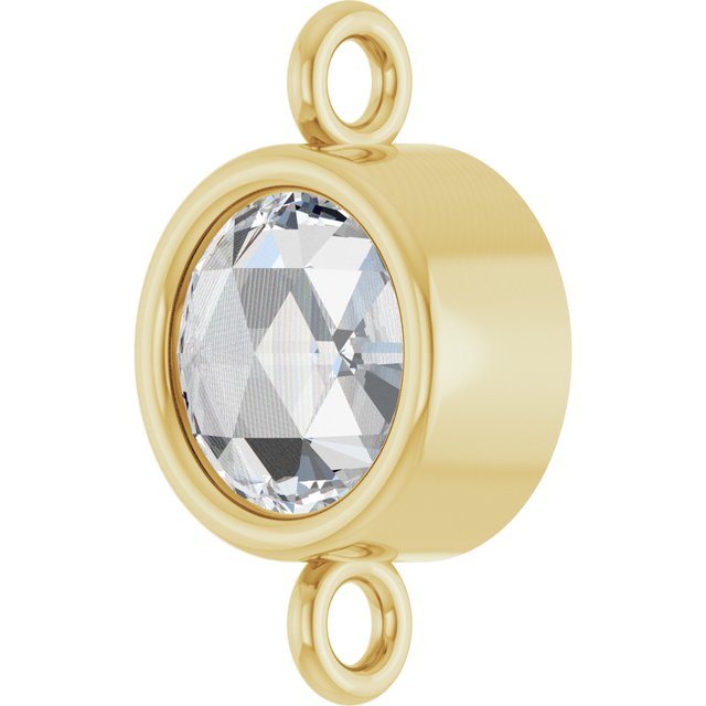 1/4 CT Rose-Cut Natural Diamond Link