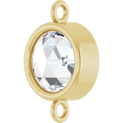 1/2 CT Rose-Cut Natural Diamond Link