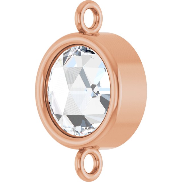 1/2 CT Rose-Cut Natural Diamond Link