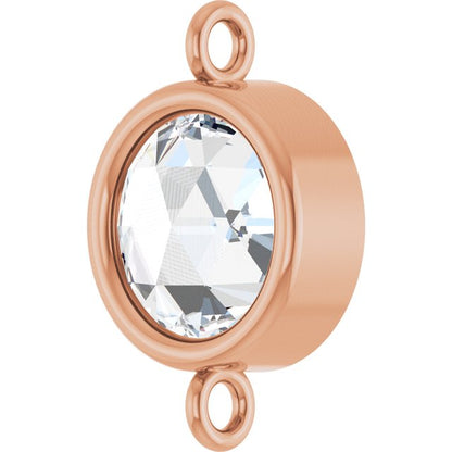 1/2 CT Rose-Cut Natural Diamond Link