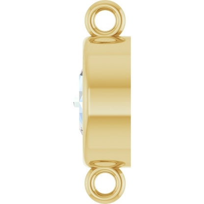 1/2 CT Rose-Cut Natural Diamond Link
