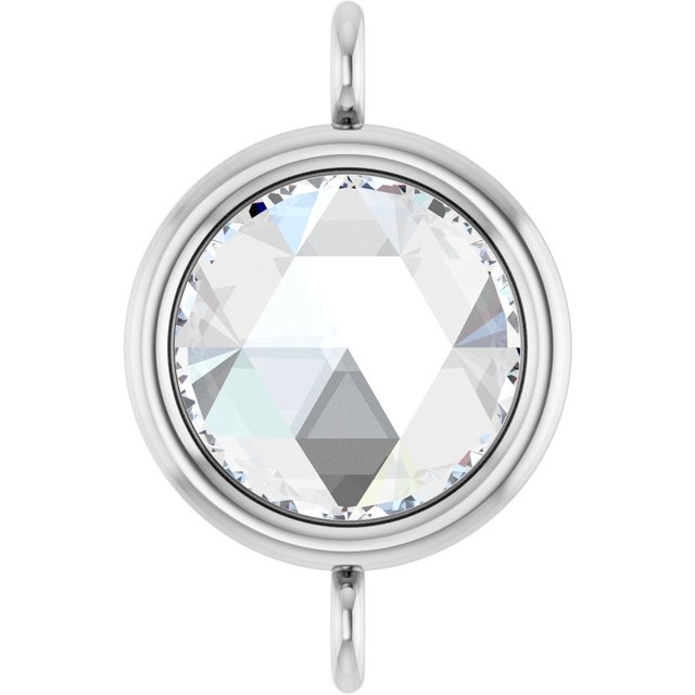 1/2 CT Rose-Cut Natural Diamond Link