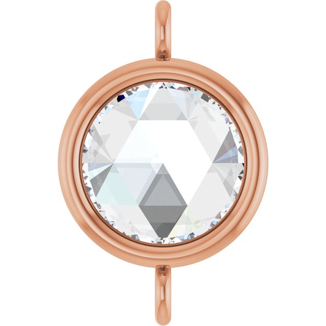 1/2 CT Rose-Cut Natural Diamond Link