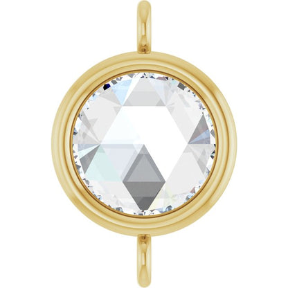1/2 CT Rose-Cut Natural Diamond Link