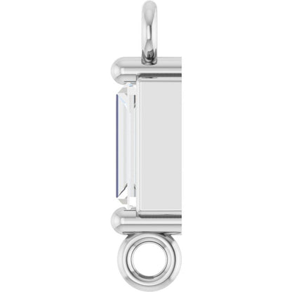 1/10 CT Lab-Grown Diamond 2-Prong Link