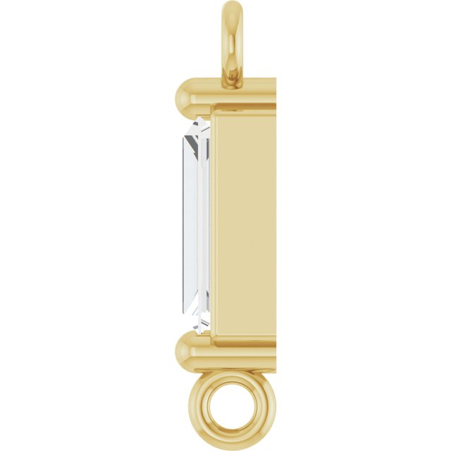1/6 CT Lab-Grown Diamond 2-Prong Link