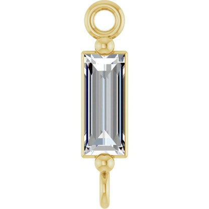 1/6 CT Lab-Grown Diamond 2-Prong Link