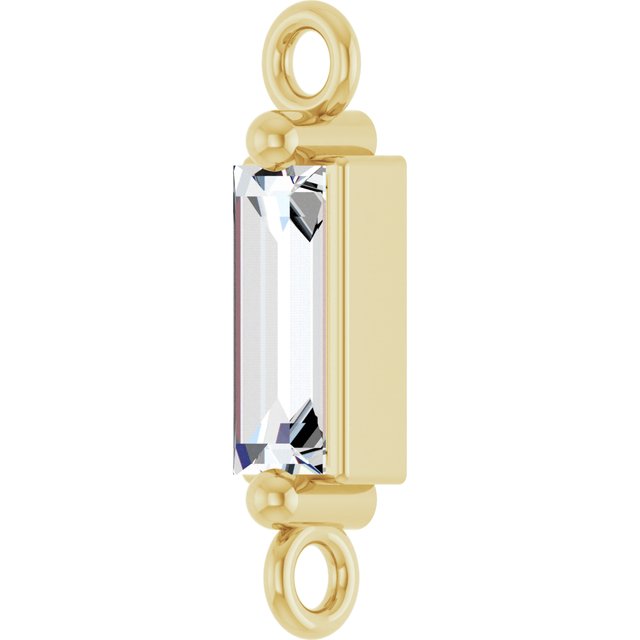 1/6 CT Lab-Grown Diamond 2-Prong Link