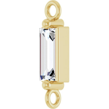 1/6 CT Lab-Grown Diamond 2-Prong Link