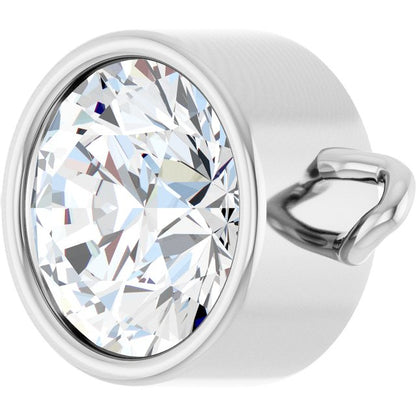 3/4 CT Lab-Grown Diamond Bezel-Set Link, 7.25 mm x 11.1 mm