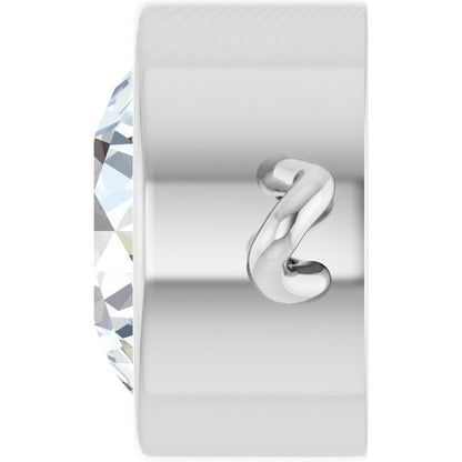 3/4 CT Lab-Grown Diamond Bezel-Set Link, 7.25 mm x 11.1 mm