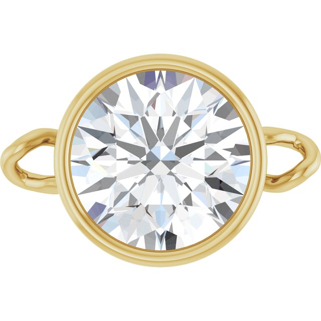 3/4 CT Lab-Grown Diamond Bezel-Set Link, 7.25 mm x 11.1 mm