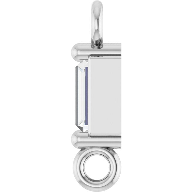 .06 CT Lab-Grown Diamond 2-Prong Link