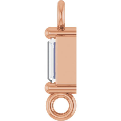 .06 CT Lab-Grown Diamond 2-Prong Link