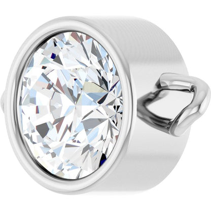5/8 CT Lab-Grown Diamond Bezel-Set Link, 6.75 mm x 10.4 mm