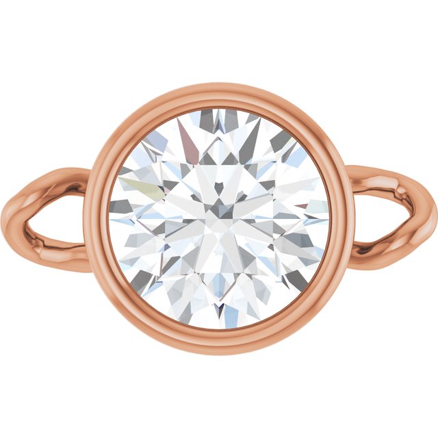 5/8 CT Lab-Grown Diamond Bezel-Set Link, 6.75 mm x 10.4 mm