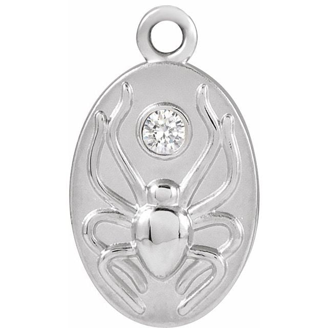 .015 CT Lab-Grown Diamond Spider Dangle