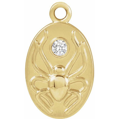 .015 CT Lab-Grown Diamond Spider Dangle
